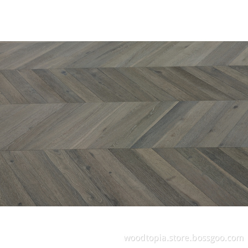Oak Engineered chevron parquet flooring UV Oiled